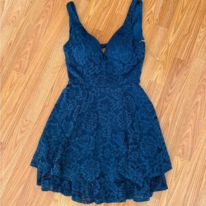 Blue Lace Dress